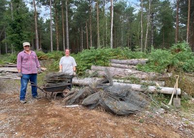 Conservation Volunteers Help Make The Woods Safer 